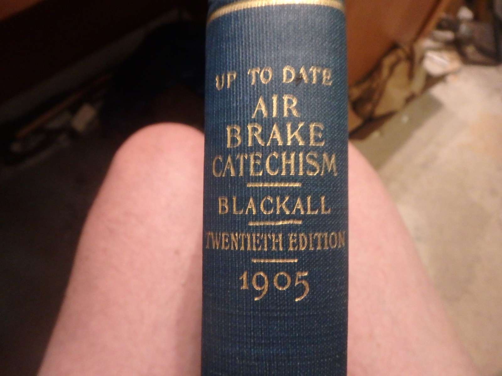 4L-1905 edition- AIR BRAKE CATECHISM by Blackall-299 pages w/ diagrams