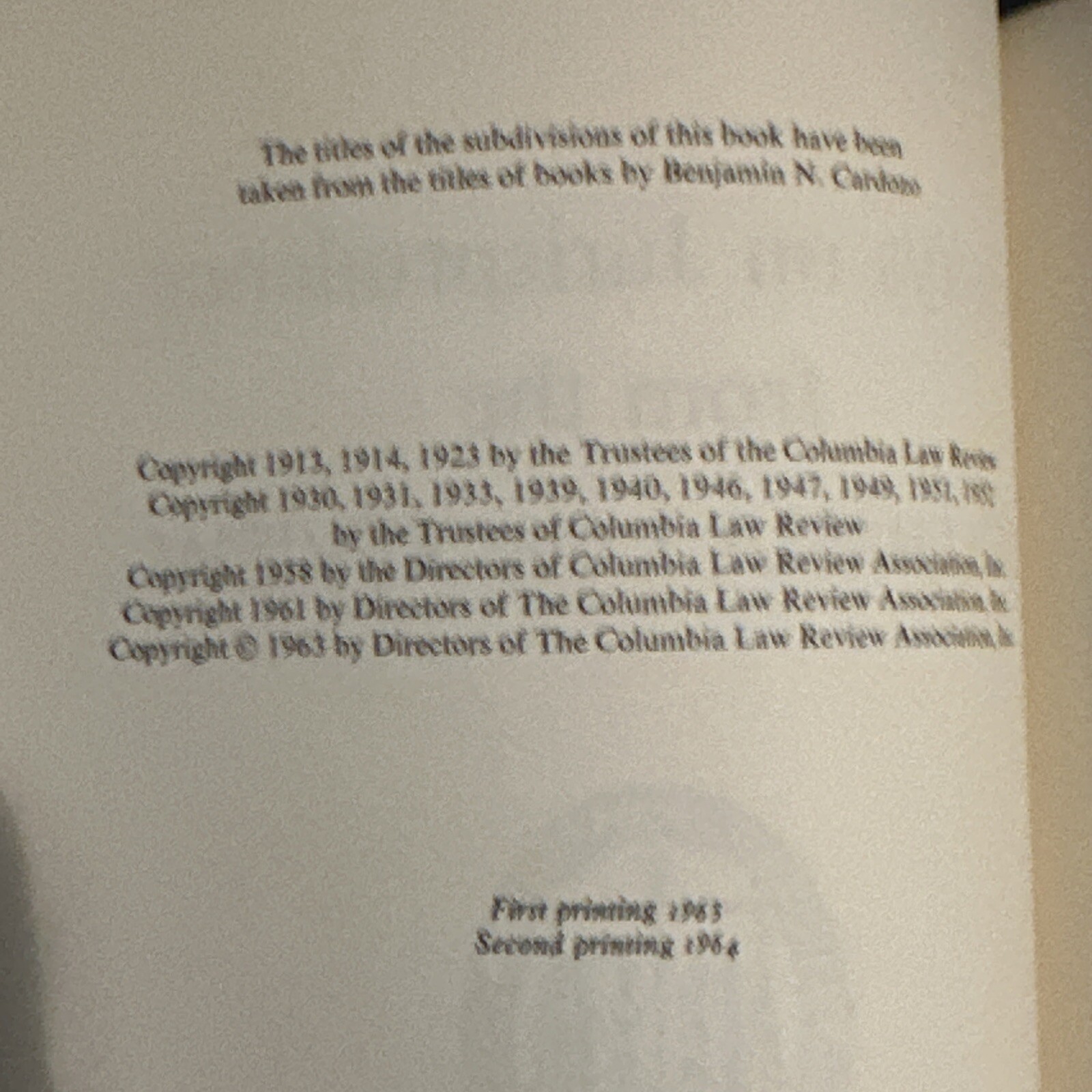 Essays on Jurisprudence from the Columbia Law Review. by Columbia Law Review