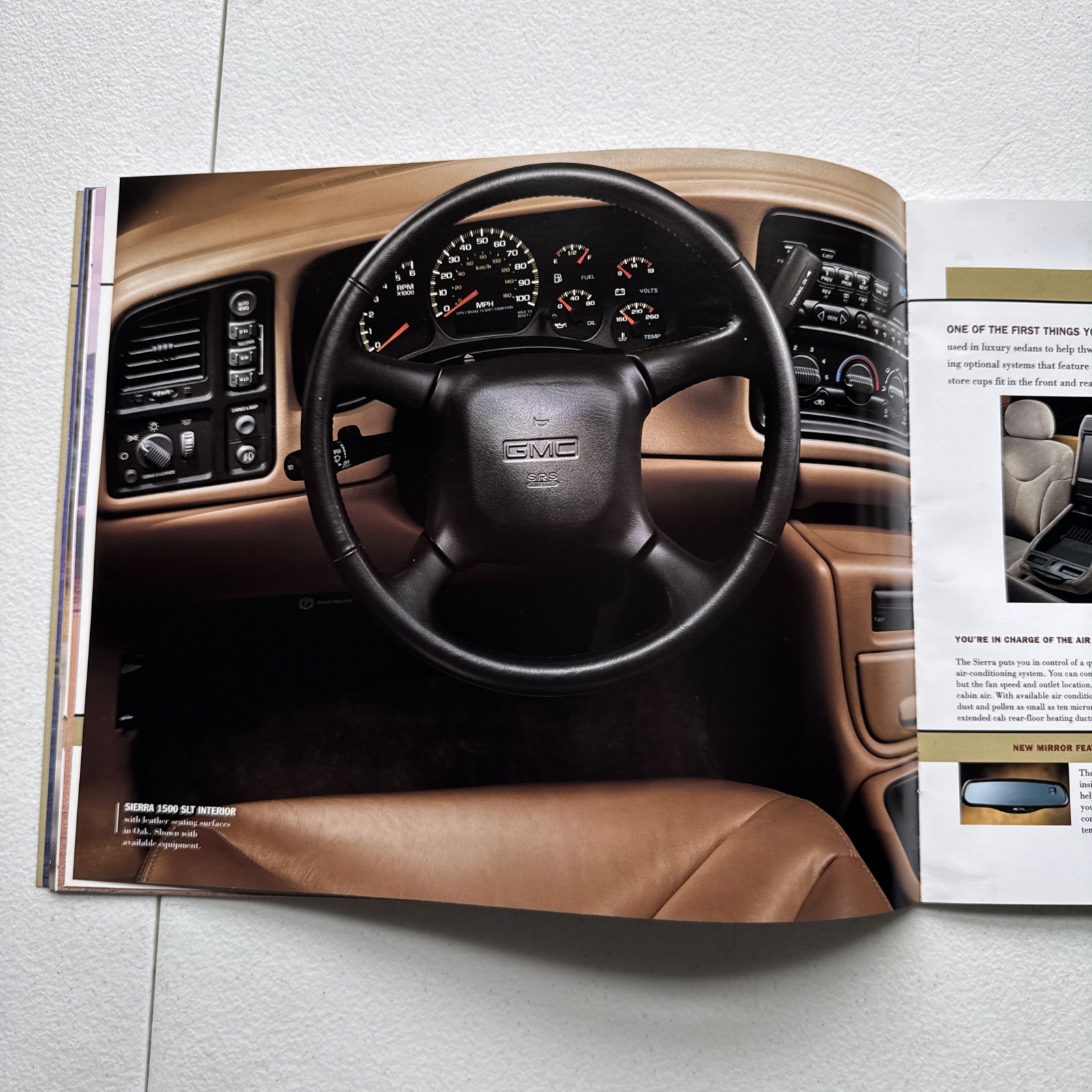 Vintage 2000 GMC Sierra Sales Dealer Brochure Catalog