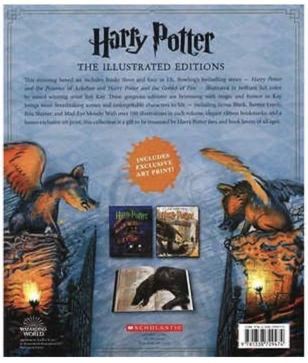Harry Potter Illustrated Editions Box Set New Prisoner of Azkaban Goblet of Fire