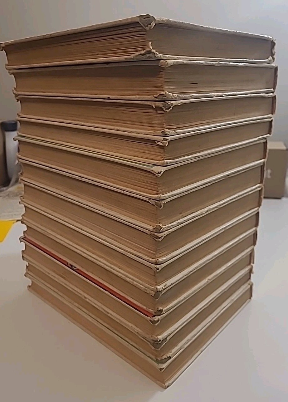 Wizard of OZ L. Frank Baum Book Set Of 12 Hardcover Reilly & Lee 1956