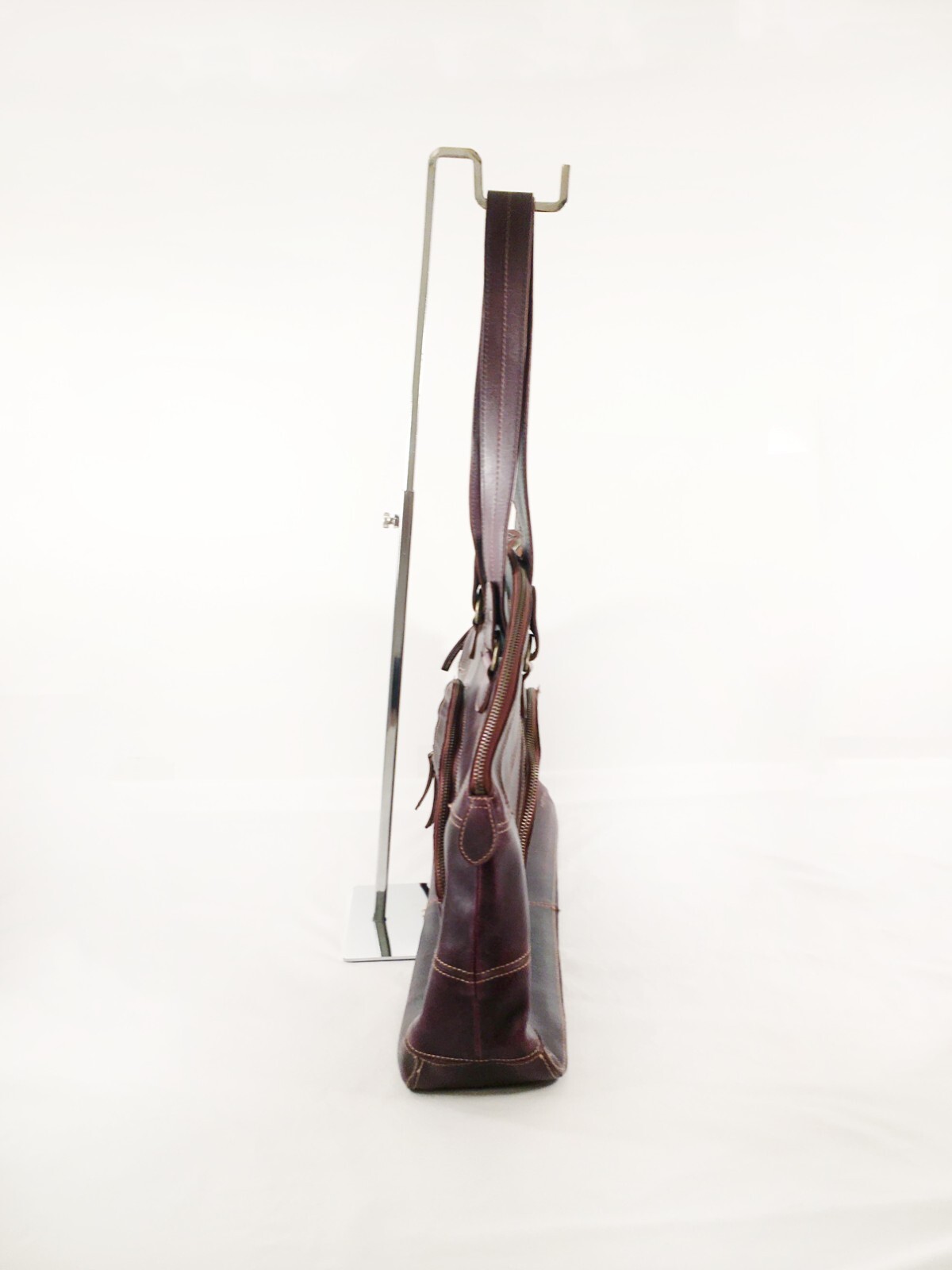 Matt & Nat Bowler/Doctor/Satchel Shoulder Bag, Burgundy Vegan Faux Leather, NWOT