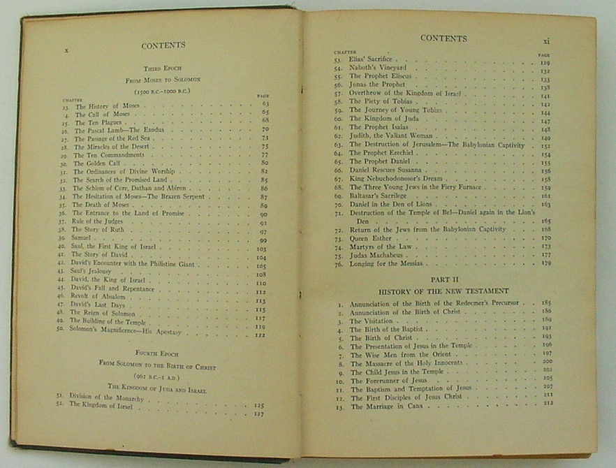 BIBLE AND CHURCH HISTORY, HC 1ST ED 1928 SISTER ANNA LOUISE 431 PAGES, FREE SHIP