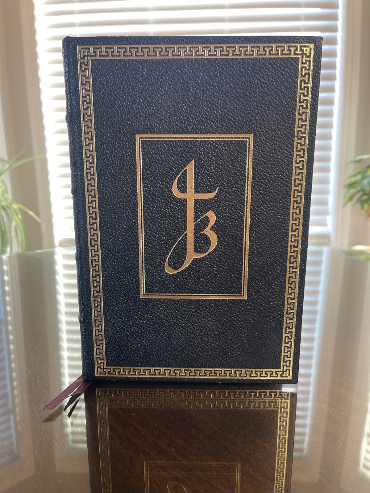 The Jerusalem Bible 1966 French Morocco Leather Doubleday Original 1st Print
