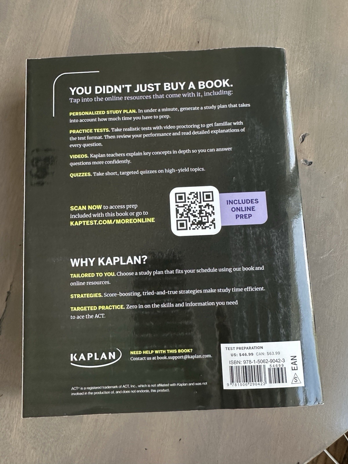 Kaplan ACT Total Prep 2025 Pre-owned READ