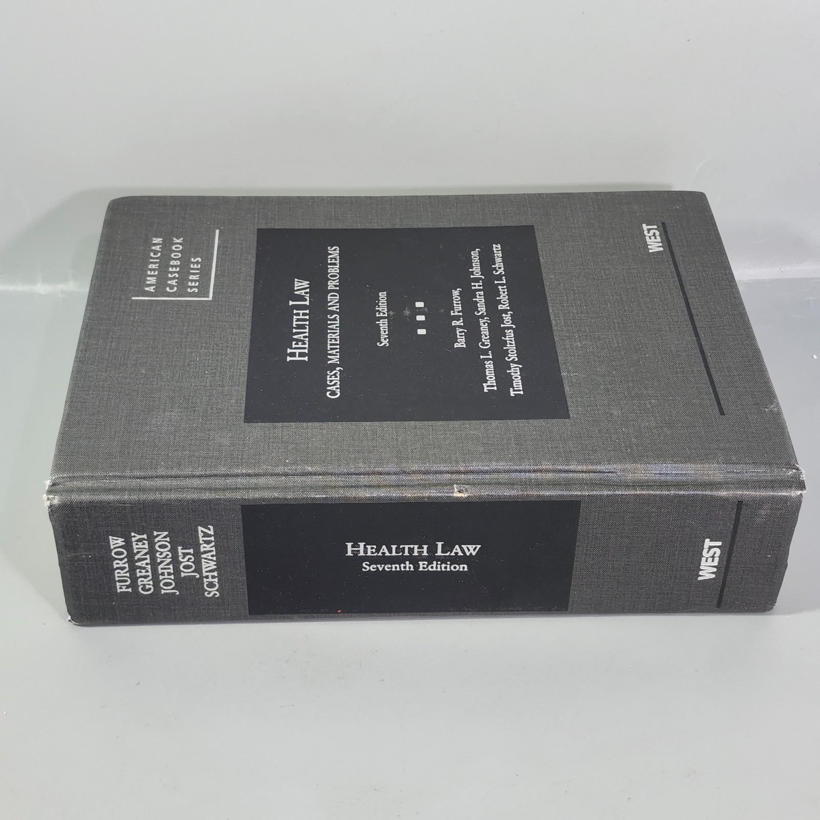 Health Law Cases 7th Ed HC Book West Law School 2013 American Casebook Series