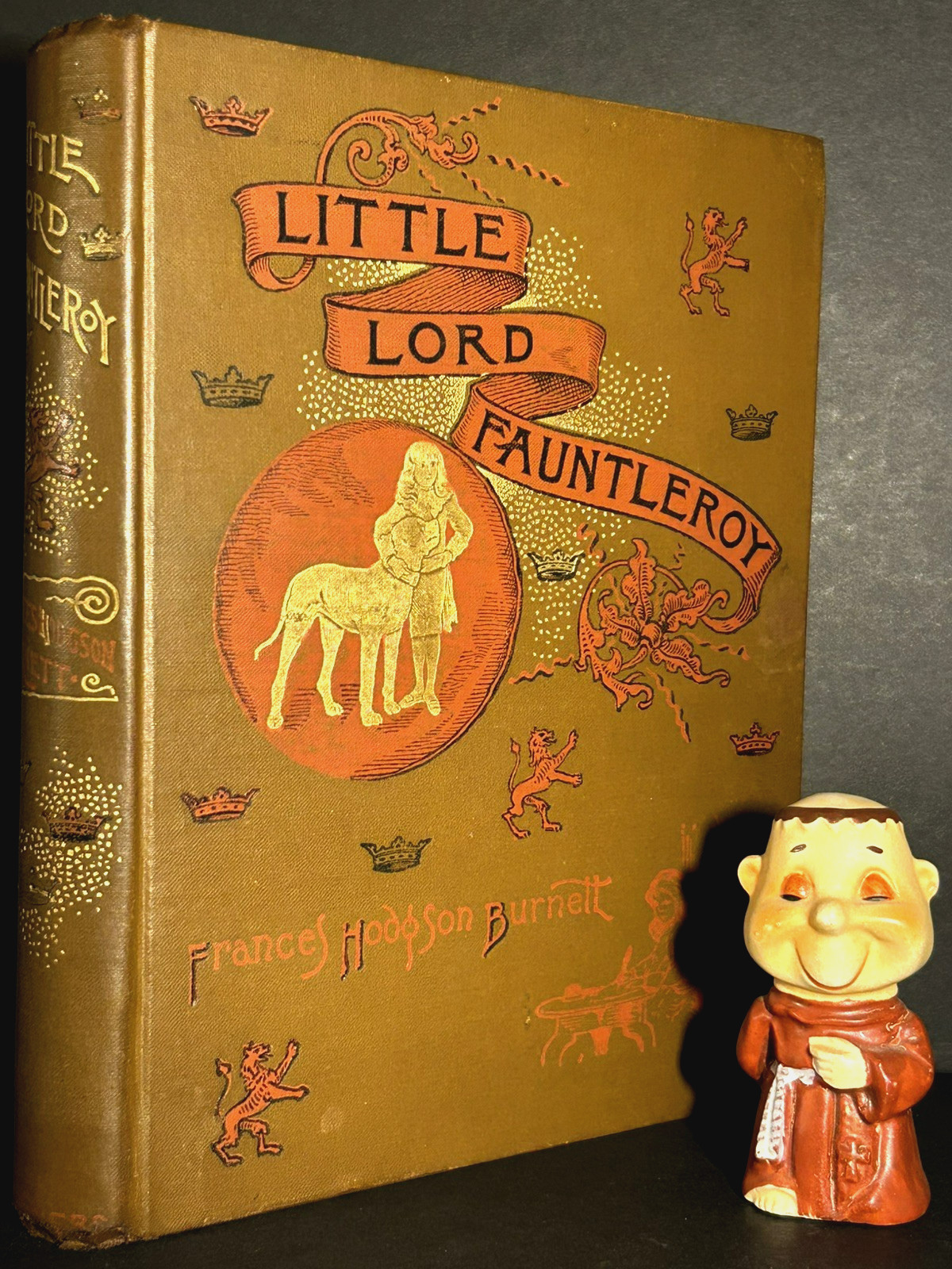 Antique Christian LITTLE LORD FAUNTLEROY- Burnett FINE BINDING Children ILL 1887