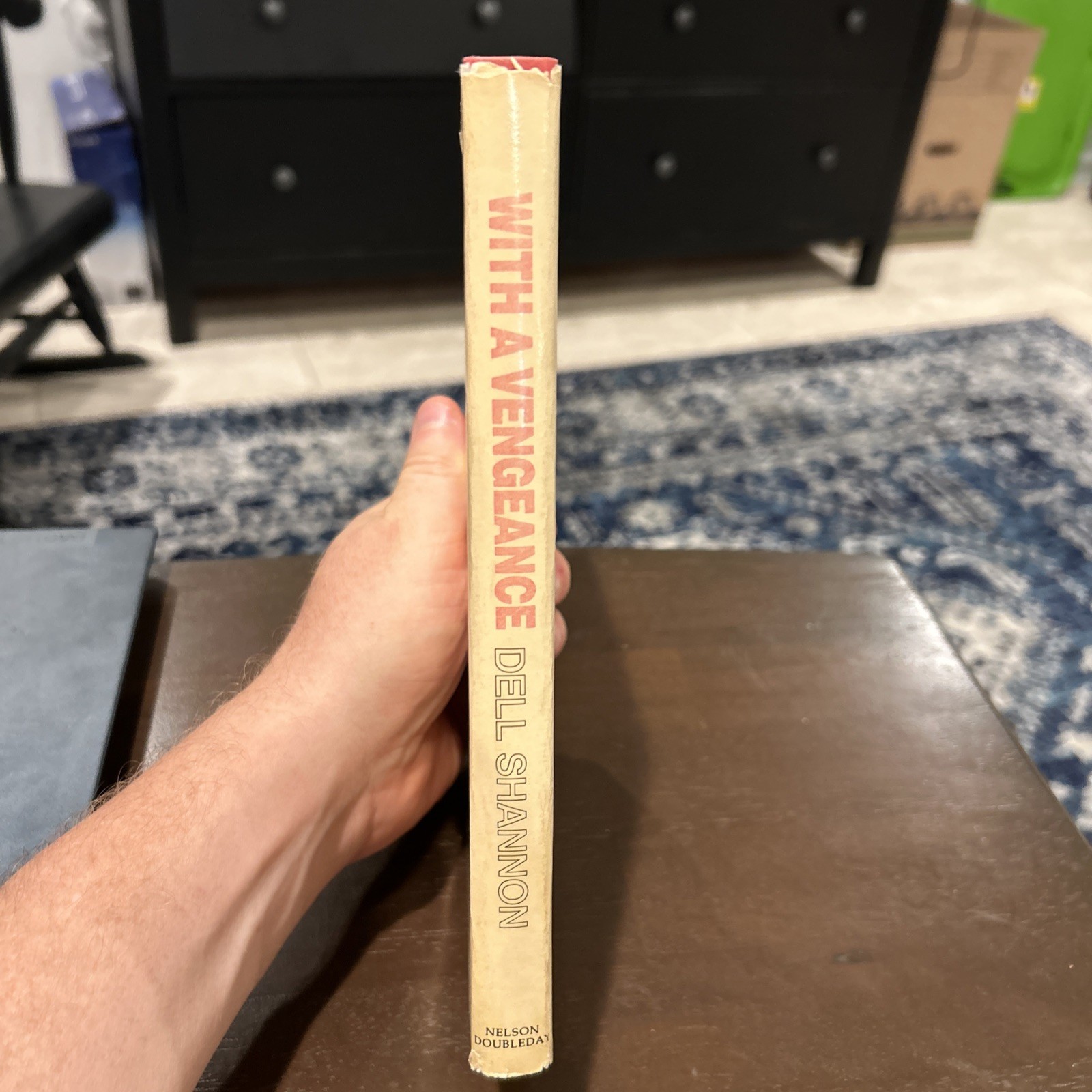 “With A Vengeance” by Dell Shannon (c1966) Hardcover Book Club Edition. #12