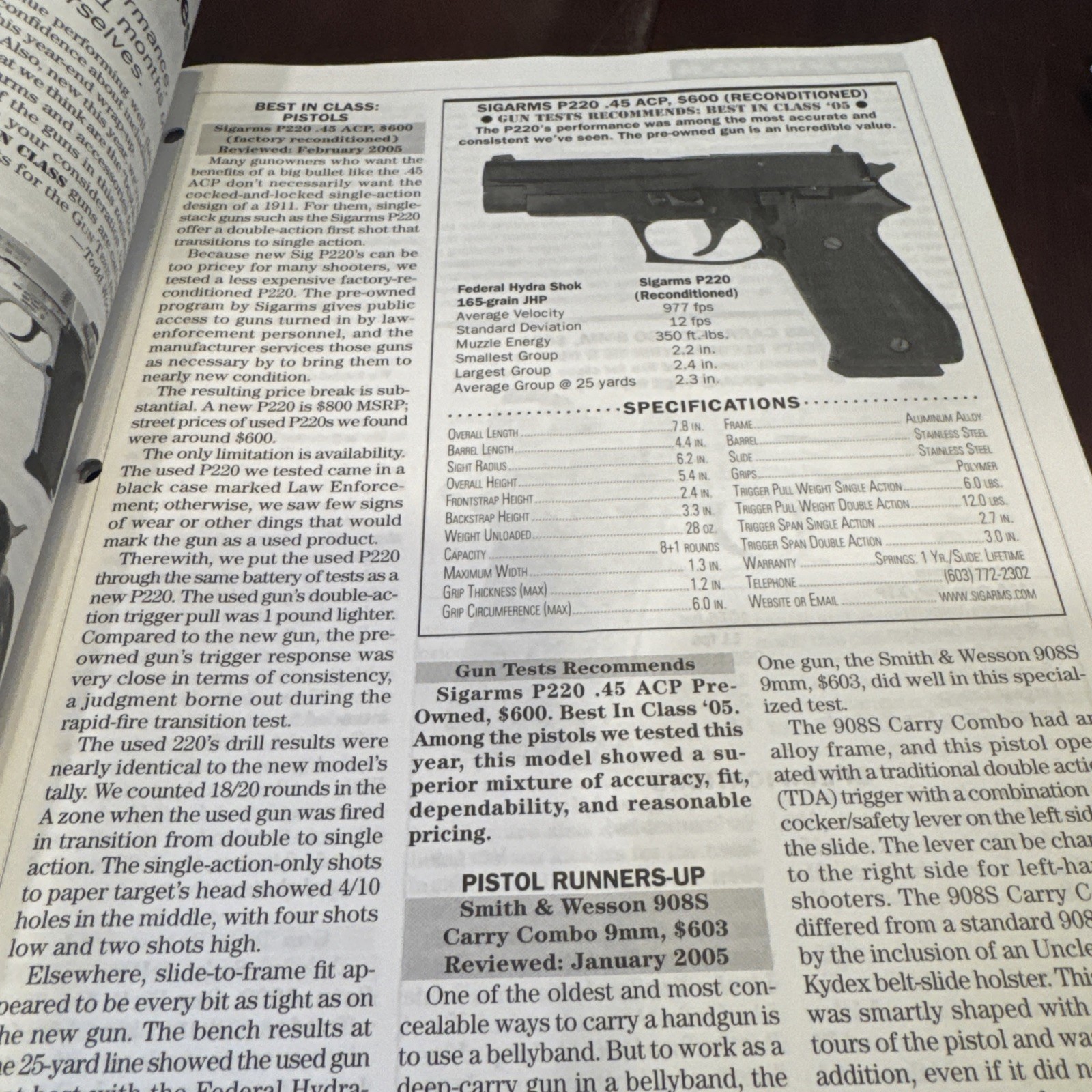 2005 Gun Tests The Consumer Resource For Serious Shooter- Volumes 1-12