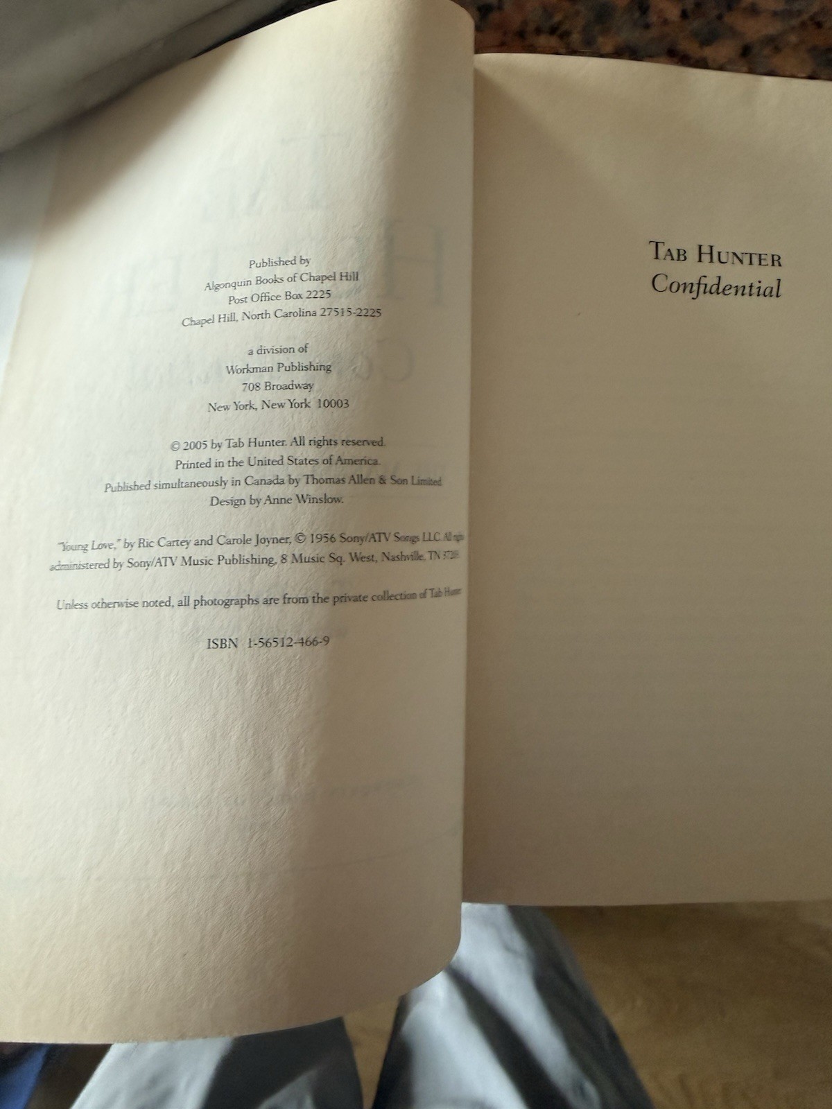 Tab Hunter & Eddie Muller Tab Hunter Confidential Hardcover 2005 DJ Memoir