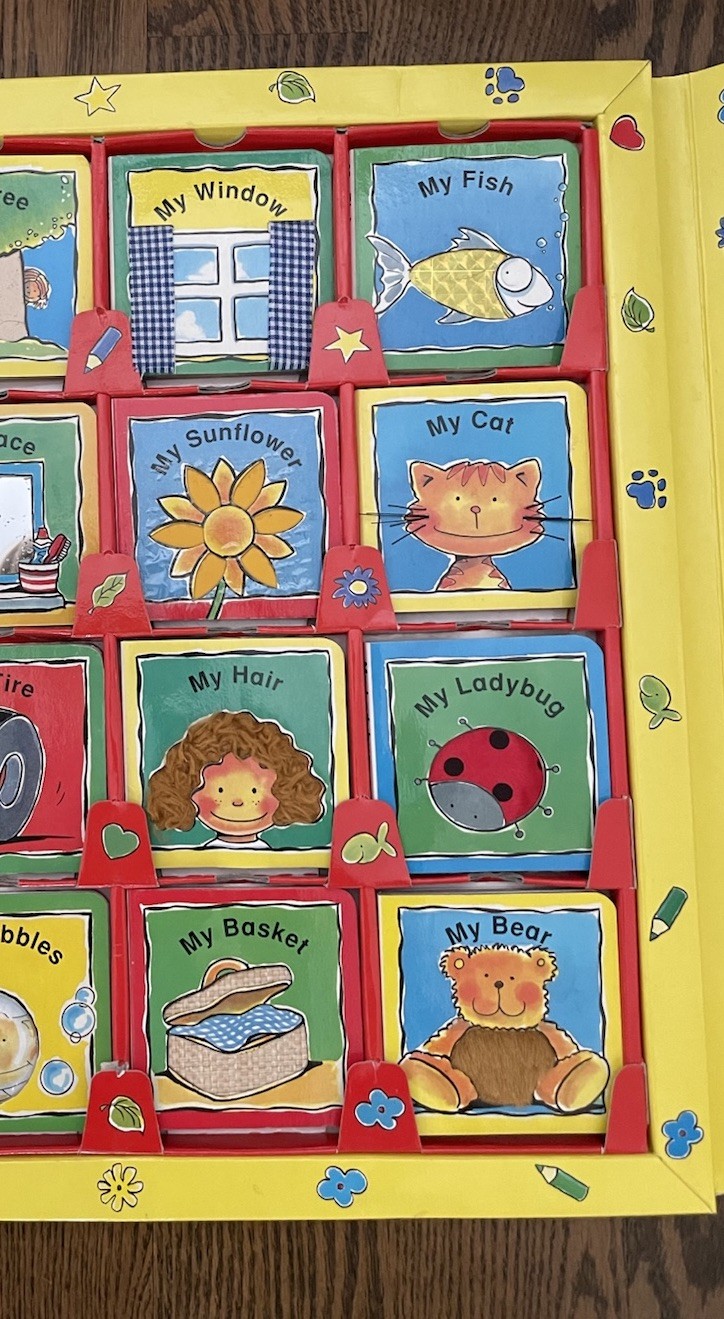 VTG Baby Touch & Feel Board Books My Favorite Things Box 16 Books 160 pages VEVC