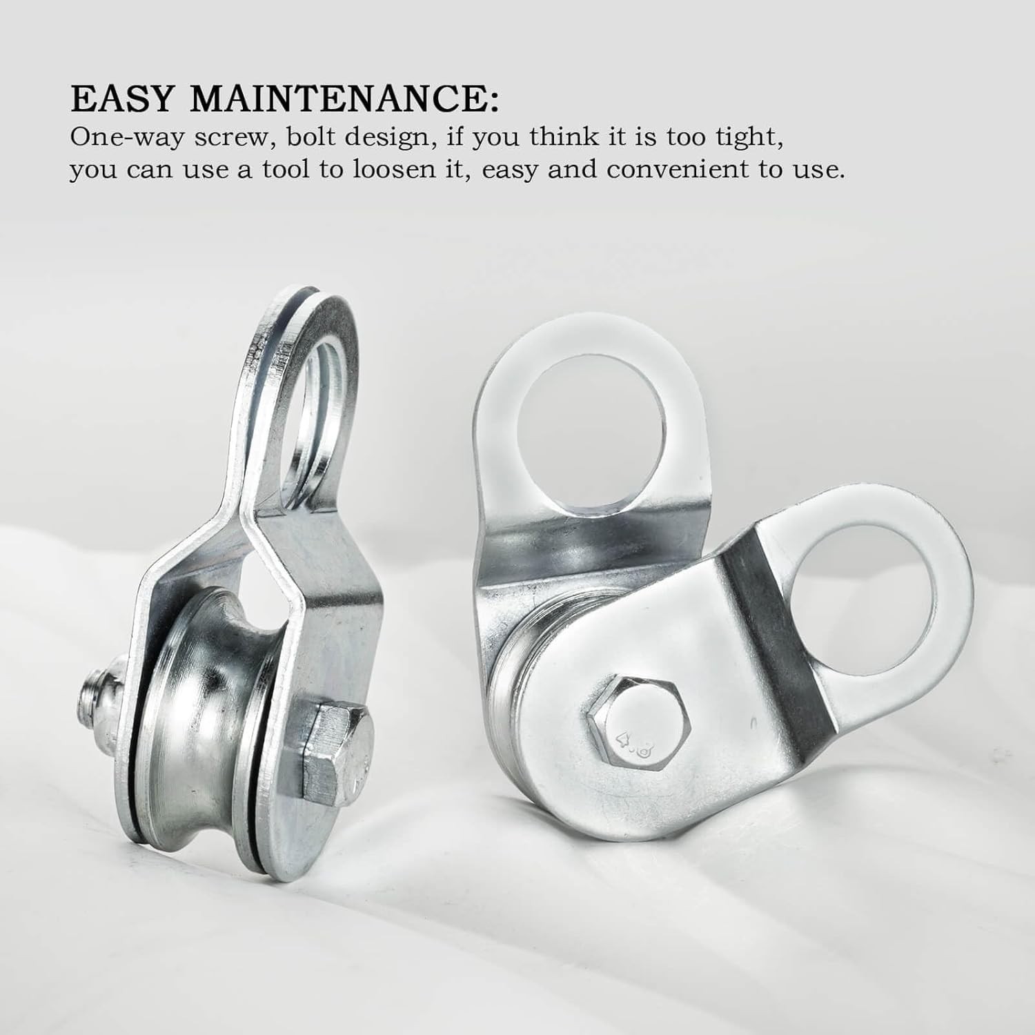 Cable Pulley 32mm Small Snatch Block for 0.23Inch/6mm Wire Rope, Single…