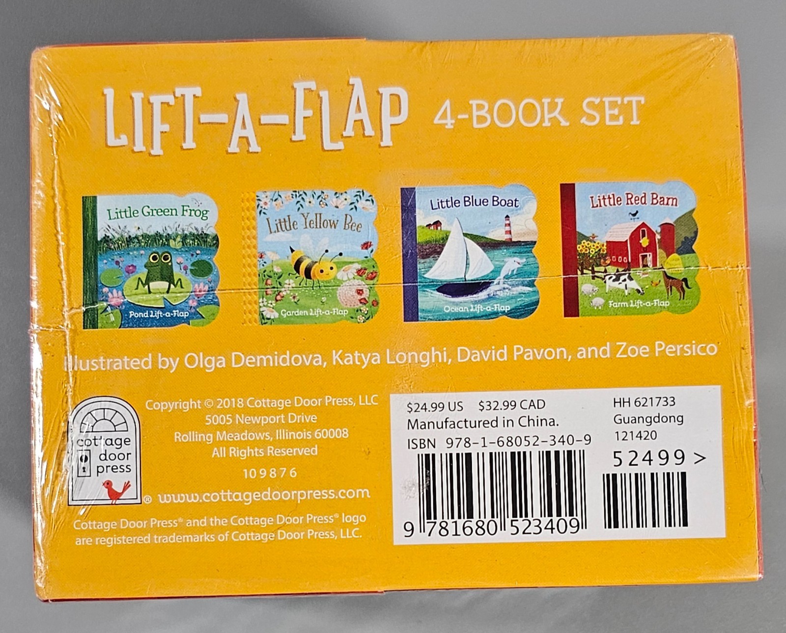 Lift-A Flap 4 Book Set Cottage Door Press 2018 NEW Sealed