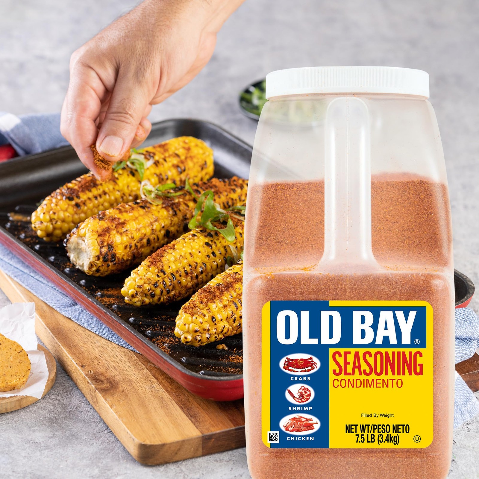 OLD BAY Seasoning, 7.5 lb – One 120 Ounce (Pack of 1), Seasoning Lbs