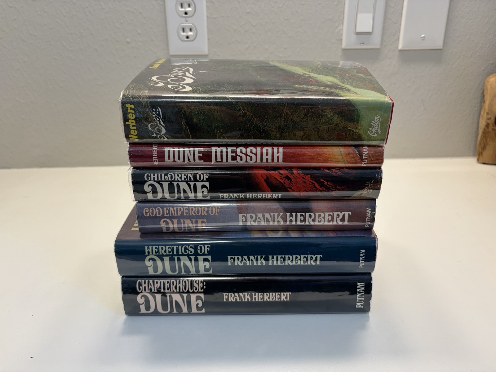 Dune Series from Frank Herbert – 6 HBs with Dust Covers Dune to Chapterhouse