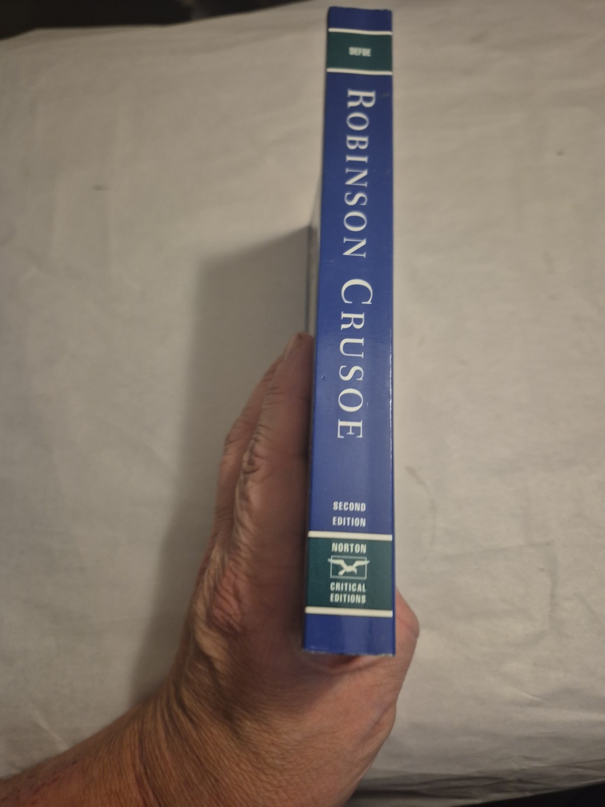Robinson Crusoe by Daniel Defoe Norton Critical Edition TPB Enlightenment Novel