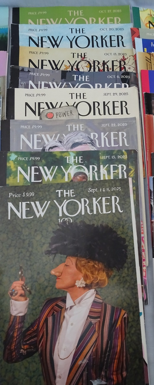 Lot Of 33 The New Yorker Magazines April-2025 to Jan 2026 Cartoons Art Articles