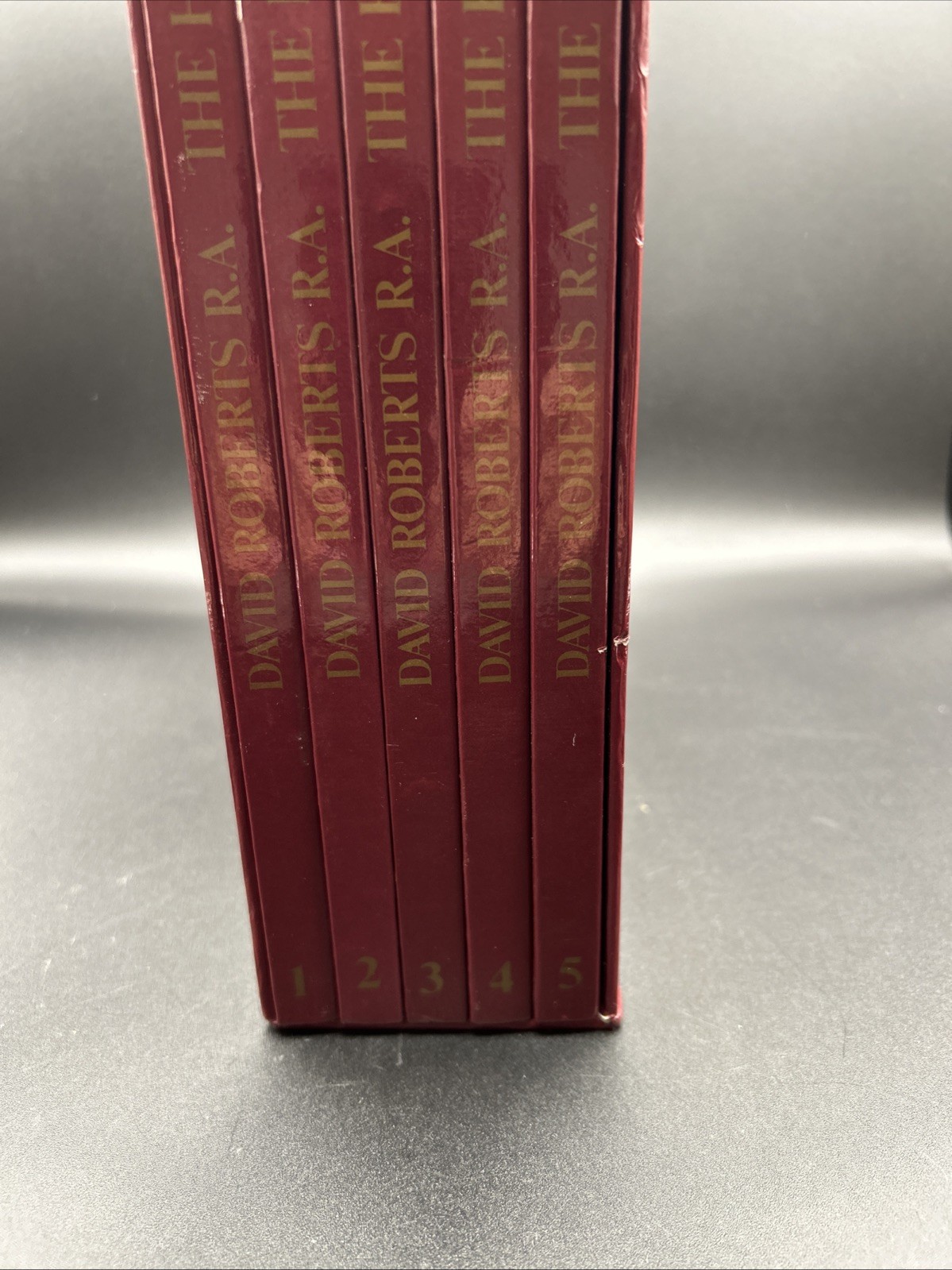 David Roberts The Holy Land 1982 Complete 5-Volume Boxed Set – Books Very Good!