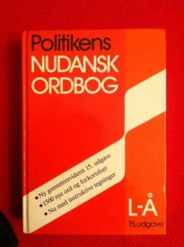 Politikens Nudansk Ordbog – Hardcover By No Author – GOOD
