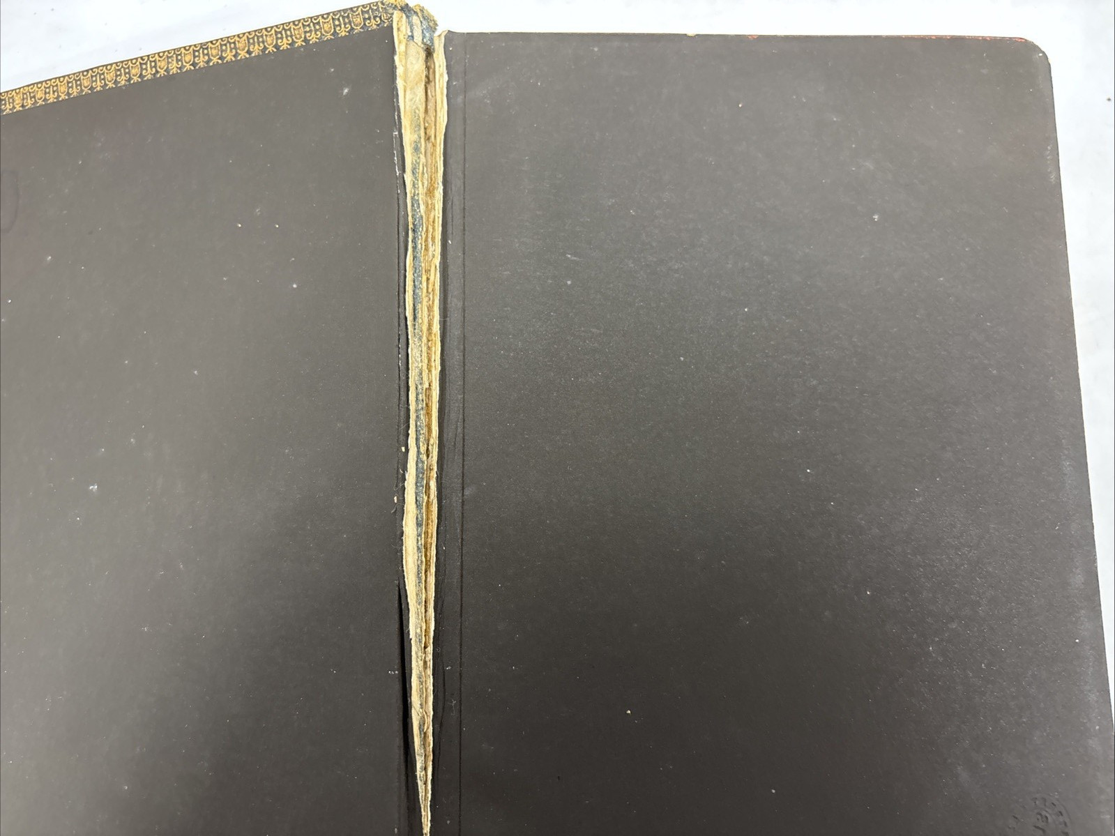 Distressed Old Faux Leather Poetry Books for Decoration. 16.5cm shelf space.