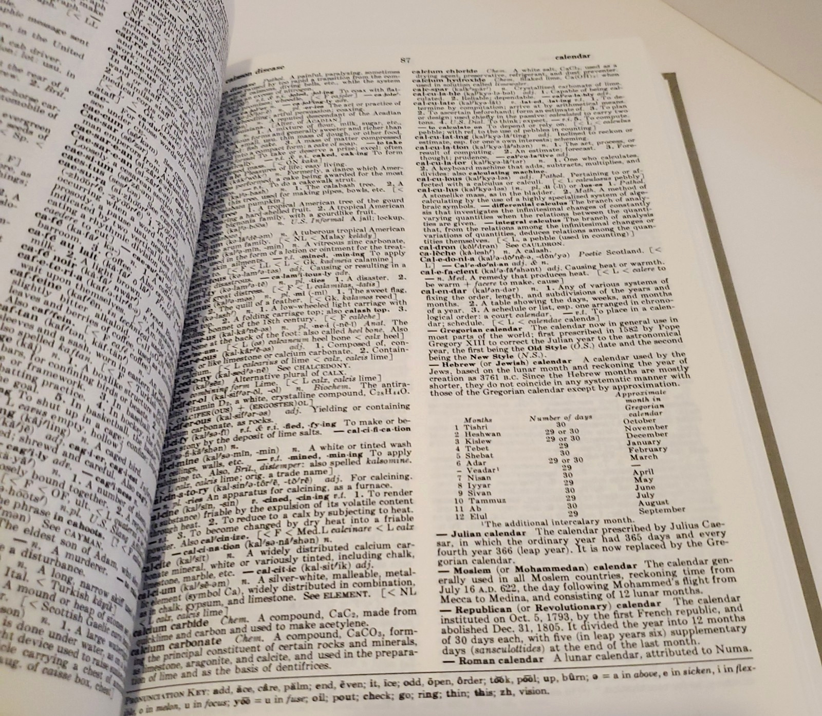 Funk and Wagnalls Standard Desk Dictionary Volumes 1 and 2 Set Hardcover 1984