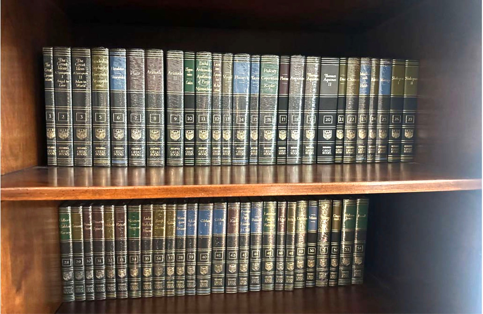 Britannica Great Books of the Western World Set 52 Vol.-Most New & Sealed