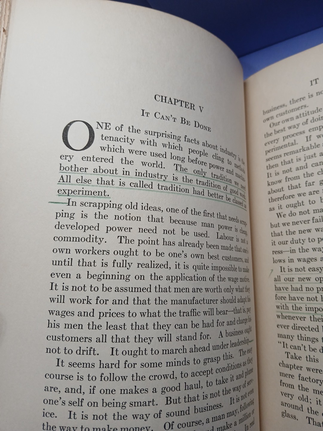 1926 1st Edition of Today and Tomorrow by Henry Ford Doubleday Hardcover