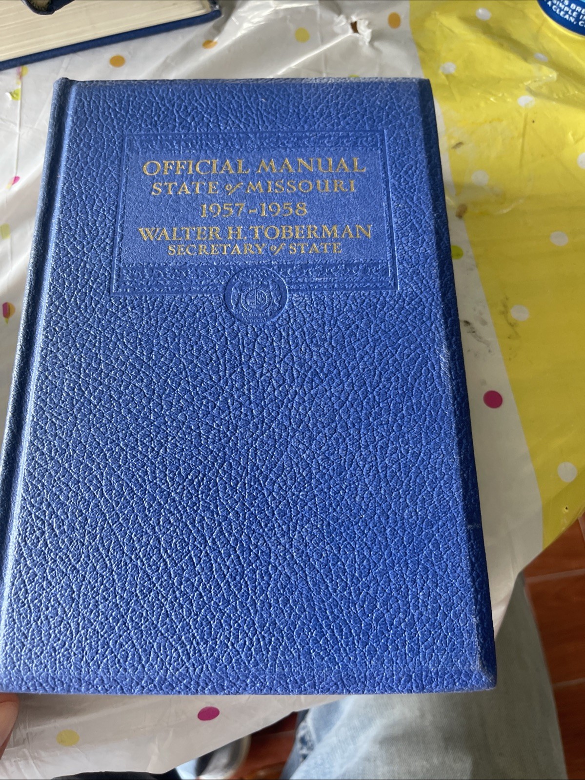 1951-1960 Official Manual State Missouri blue book Walter H Toberman 5 Book Lot