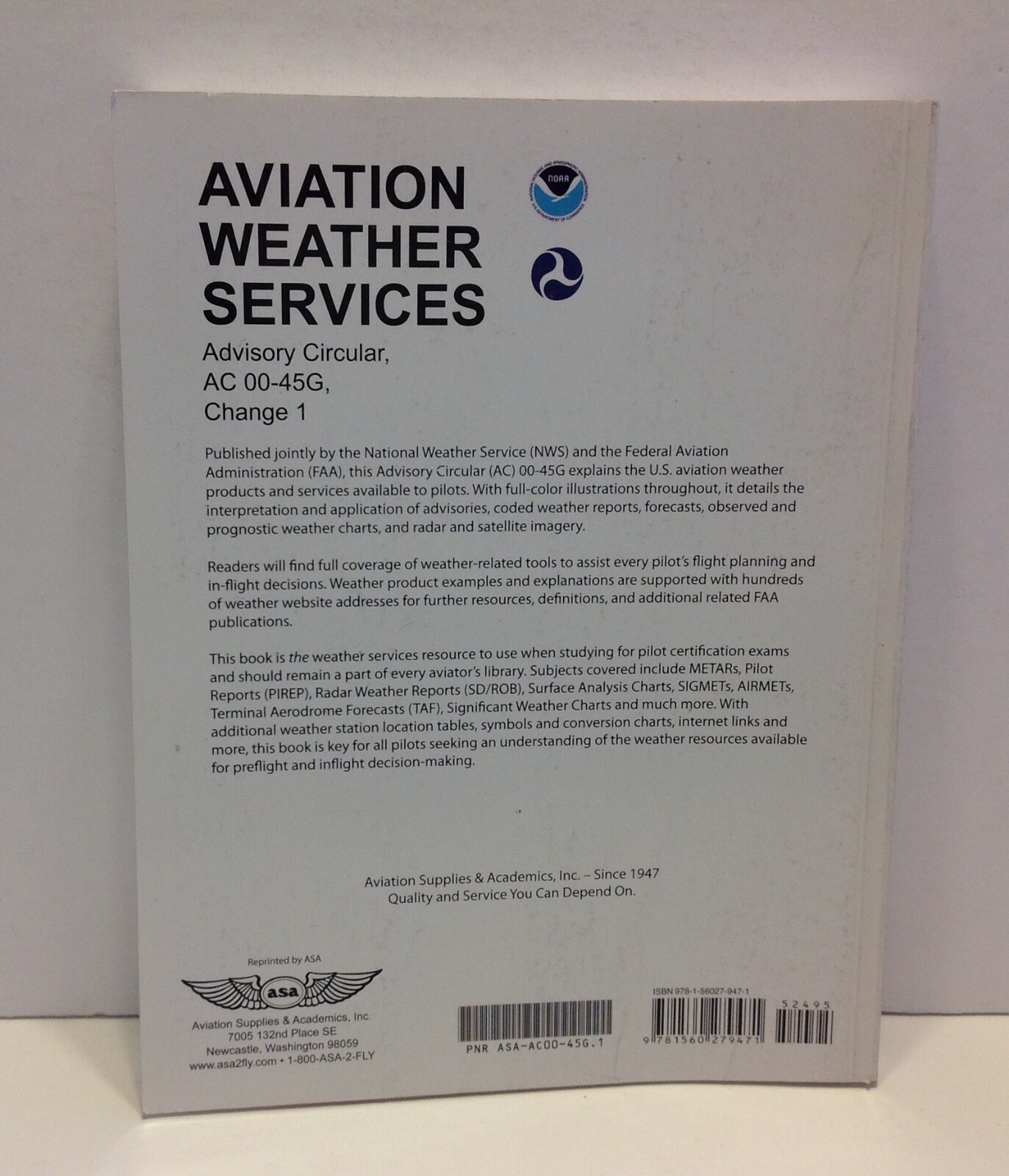 Aviation Weather Services Advisory Circular AC 00-45G Change 1 2010