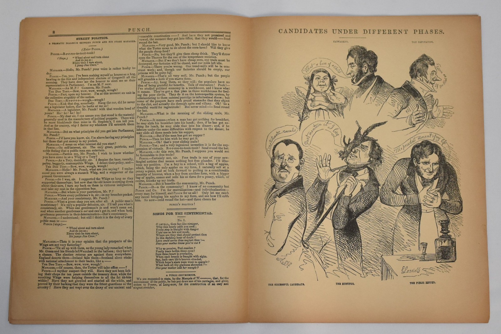 Reprint of the 1st Edition of Punch The London Charivari, published July 17 1841