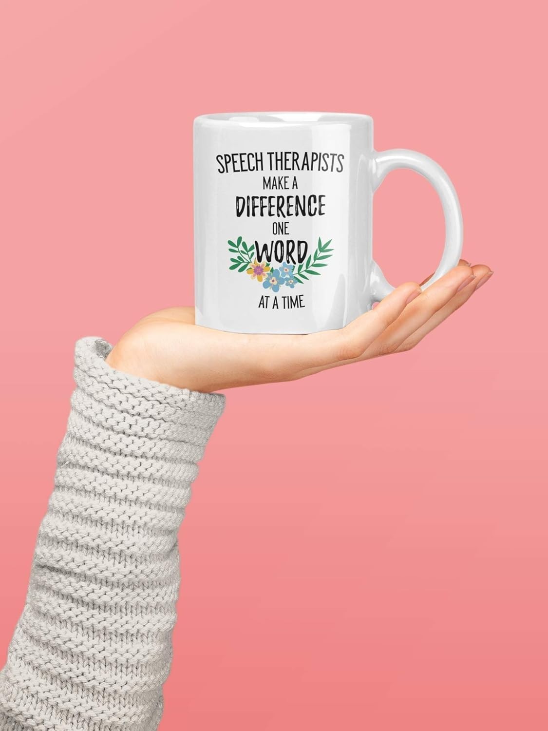 Speech Pathology Gifts Mug Ceramic 11OZ White Therapist Language Therapy