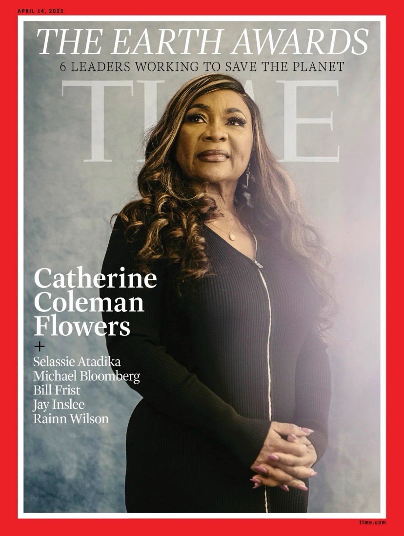 TIME MAGAZINE April 14 2025 Catherine Coleman Flowers The Earth Awards BRAND NEW
