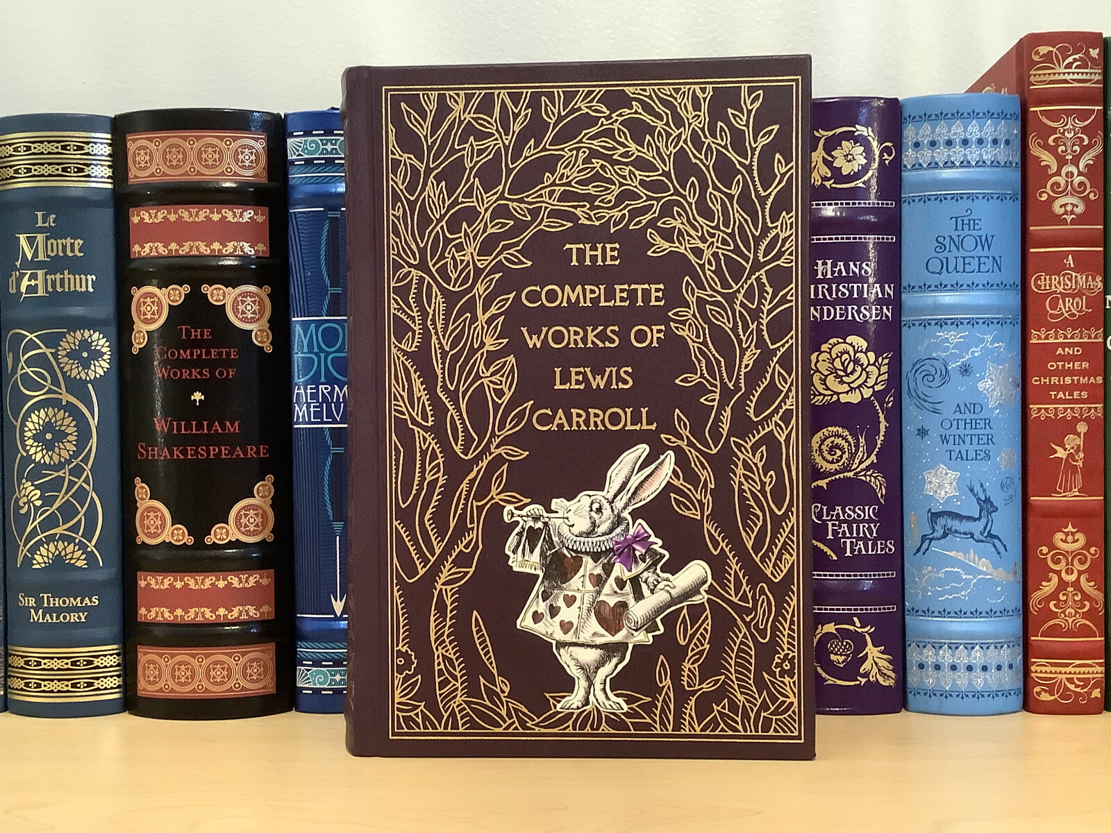 The Complete Works of Lewis Carroll – leather – illus. Tenniel – Very Good