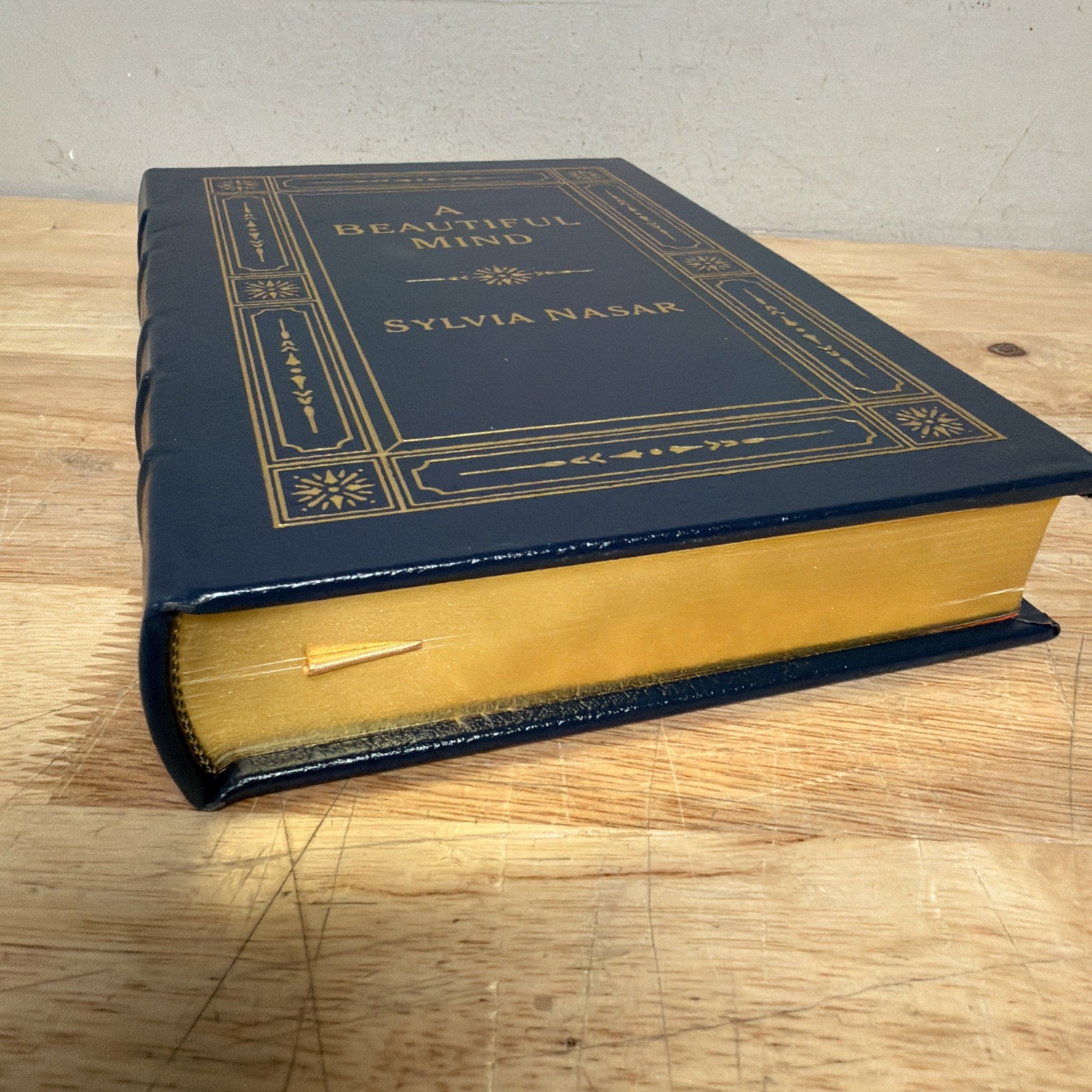 SPECIAL EDITION, Leather-bound Easton Press: A Beautiful Mind by Sylvia Nasar