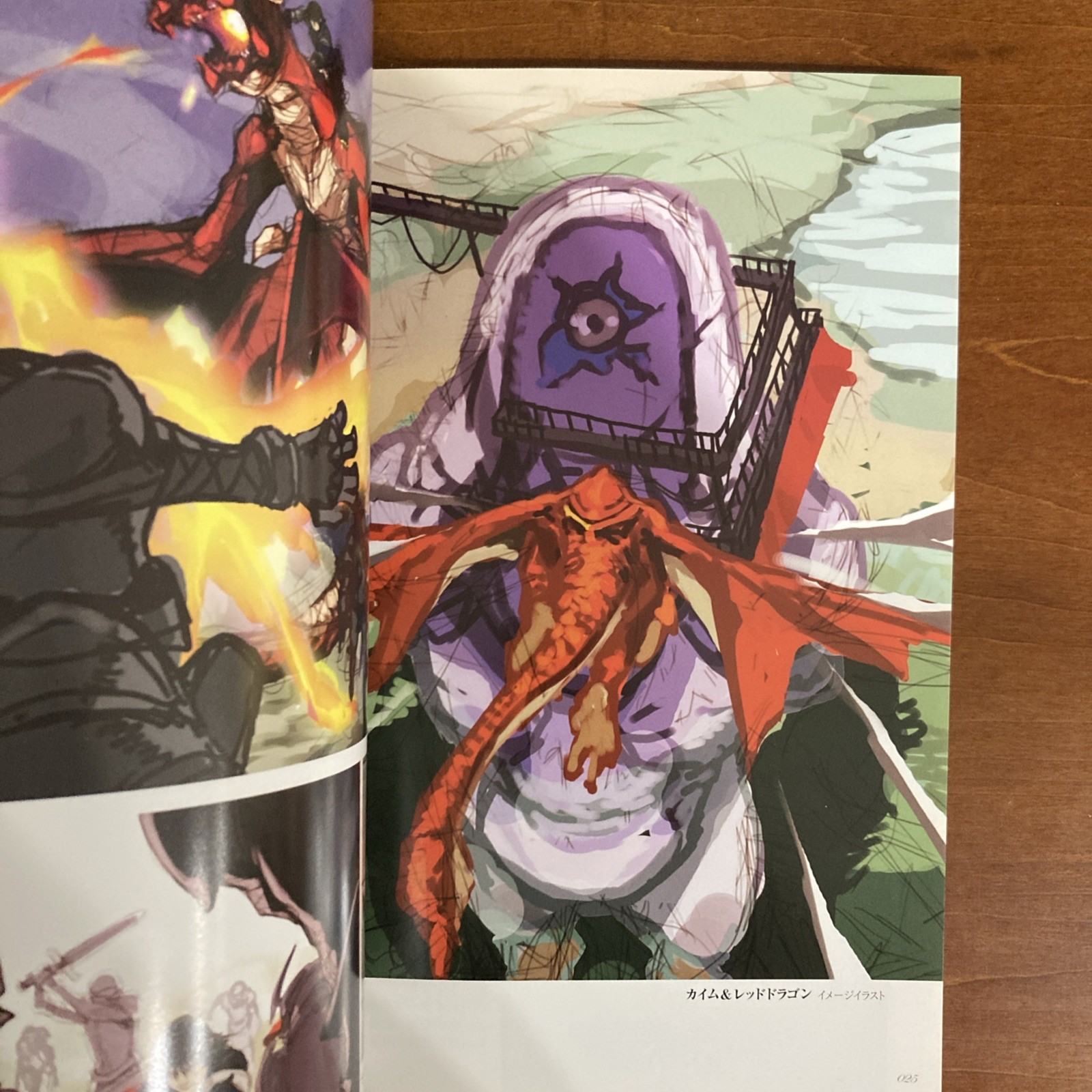 Drag-on Dragoon Art BookThe Materials Illustration