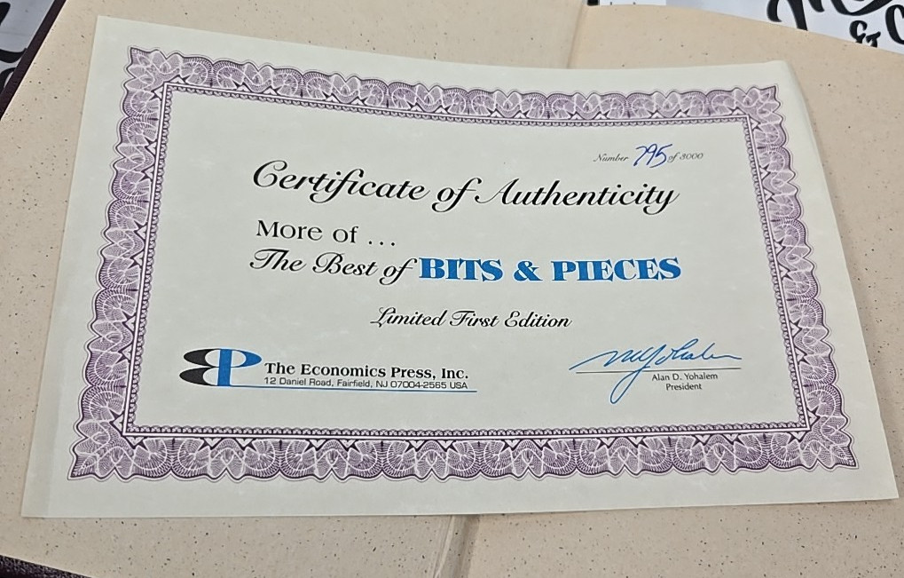 More of the Best of Bits and Pieces – Rob Gilbert – 1997 SIGNED Limited Edition
