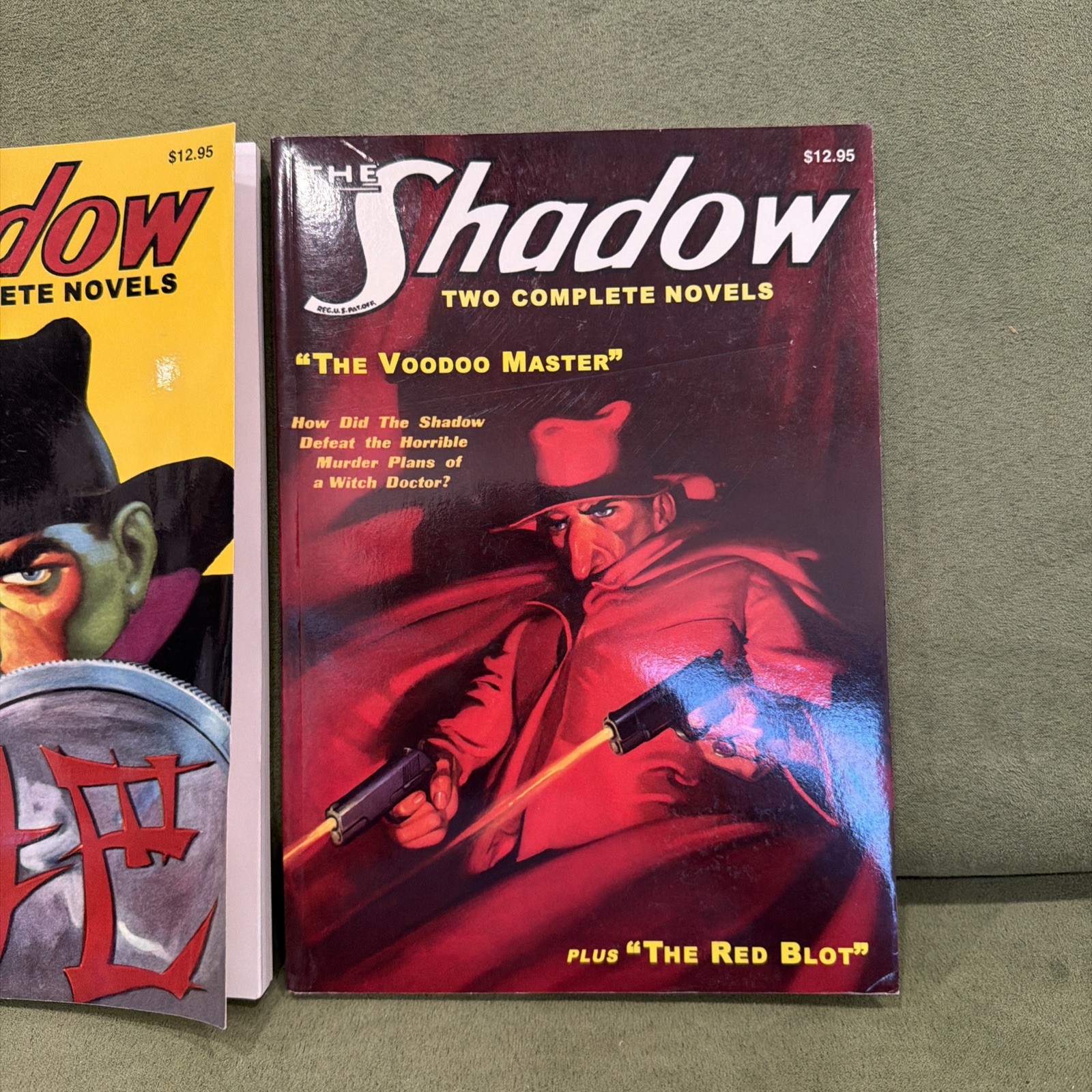 THE SHADOW Vol 2 & Vol 3 Pulp Reprints NOSTALGIA VENTURES 1st printings 2006
