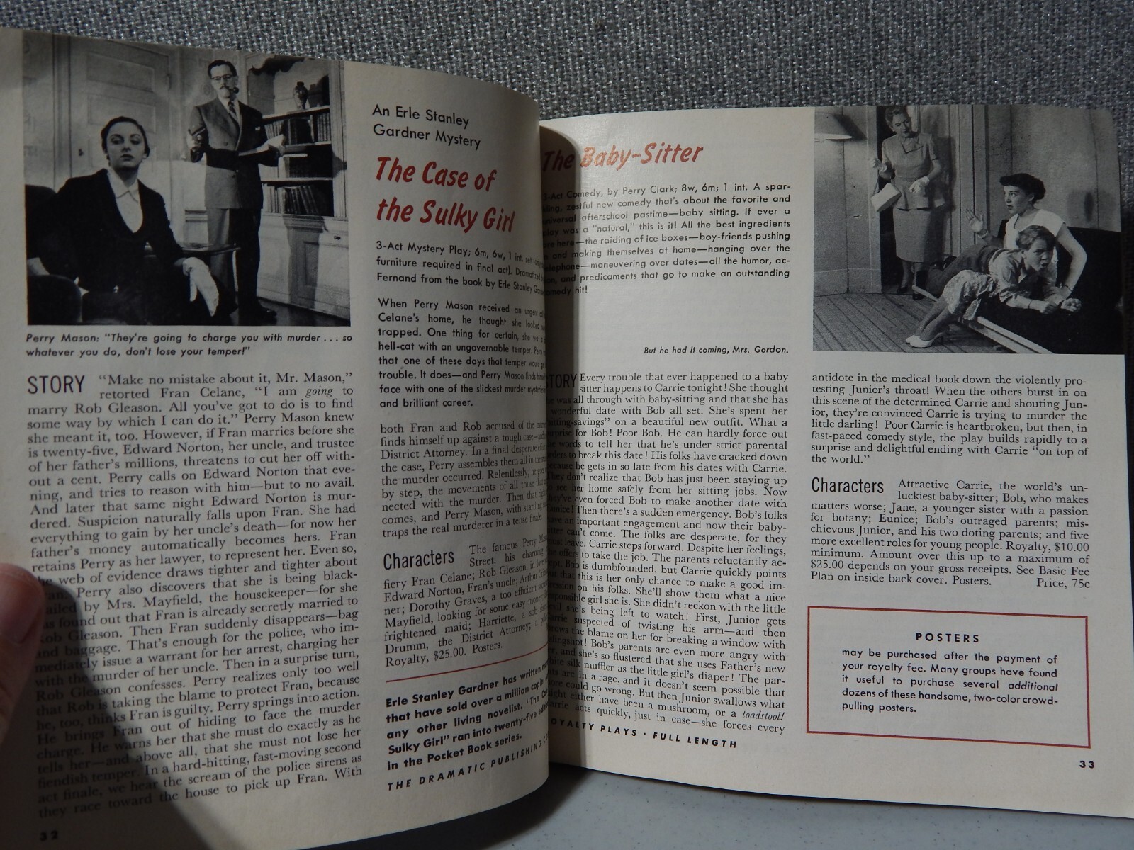 Rare – 1953 COMPLETE CATALOGUE OF PLAYS – Paperback Acceptable – 144 Pages