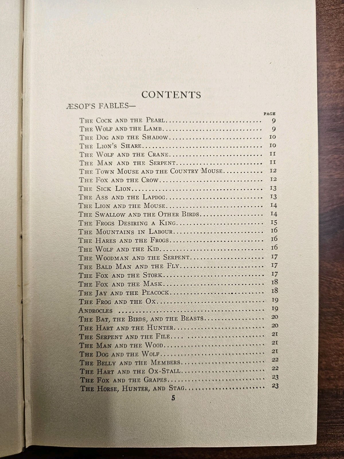 Harvard Classics Foke-Lore And Fable 1909 Antique Hardcover Book 1st Edition