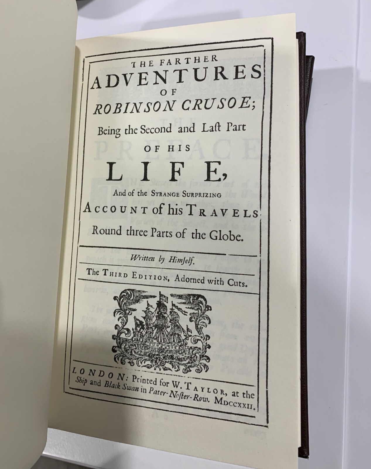 Robinson Crusoe, Defoe, Winthrope Million Dollar First Edition Library HCDJ