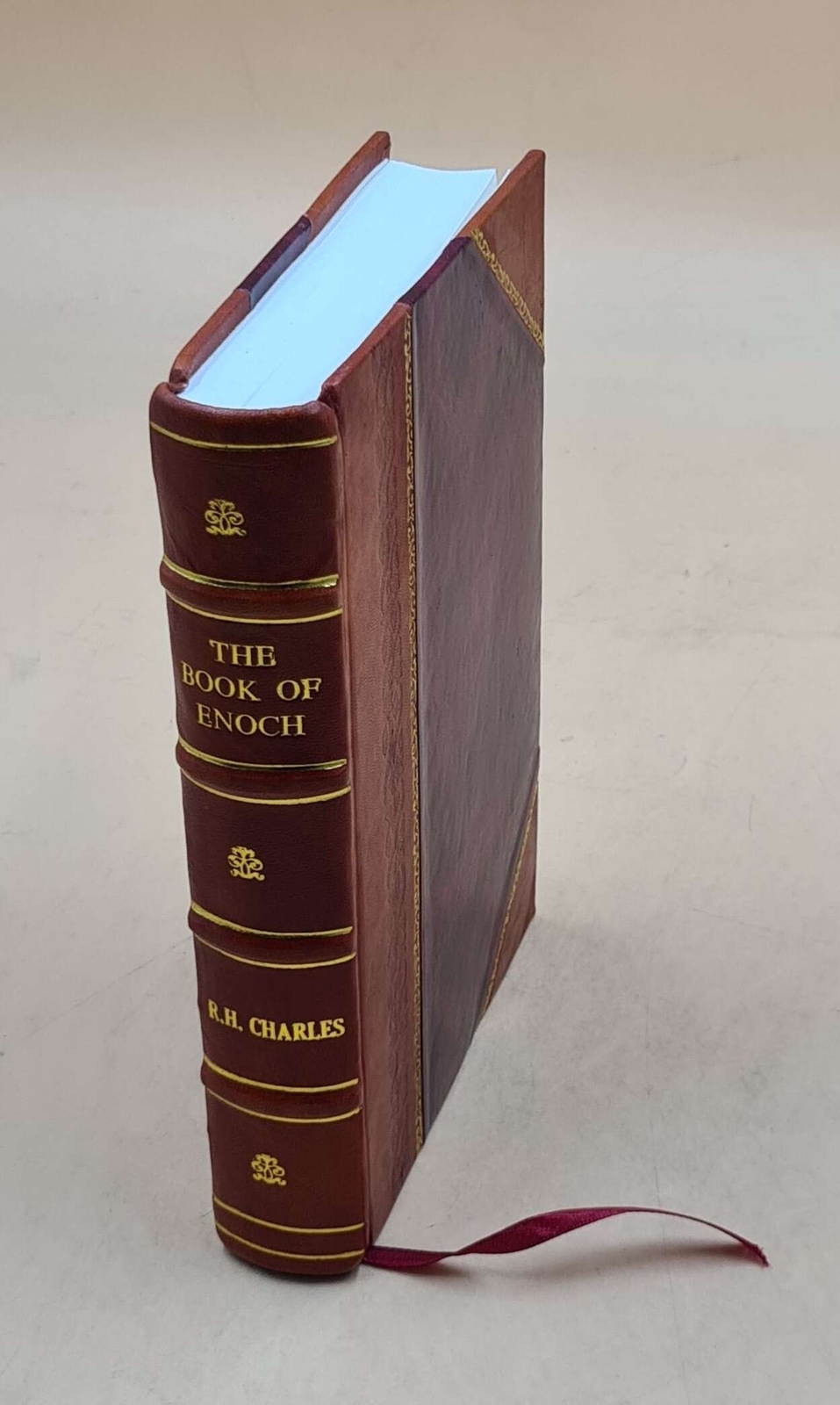 The book of Enoch 1893 by R. H. Charles(Ed.) [LEATHER BOUND]