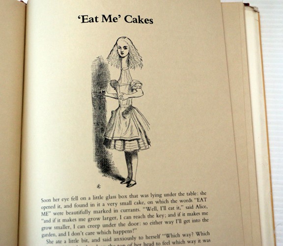 Vintage Alice’s Cookbook a Culinary Diversion, John Tenniel Illustrations, 1975