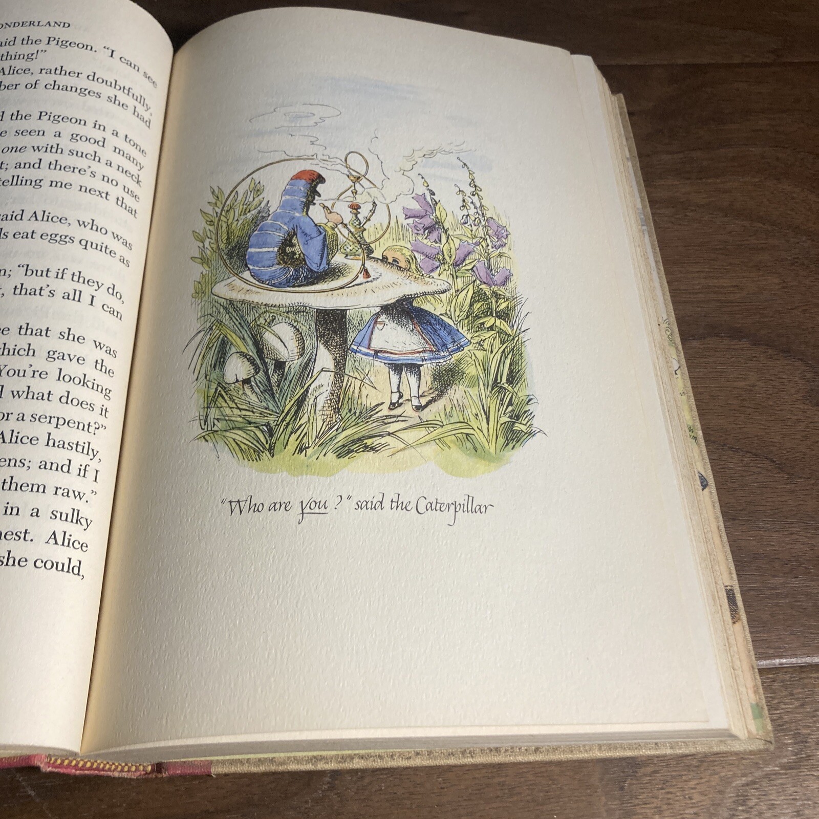 Alice in Wonderland & Through The Looking Glass Illustrated 1946 HC Book Carroll