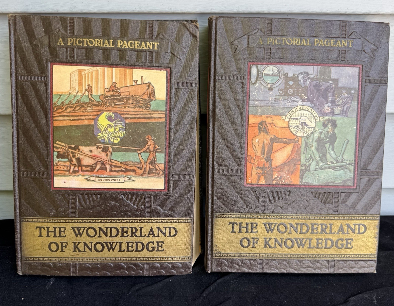 1942 Original, Complete Set “The Wonderland of Knowledge” Volumes 1-15