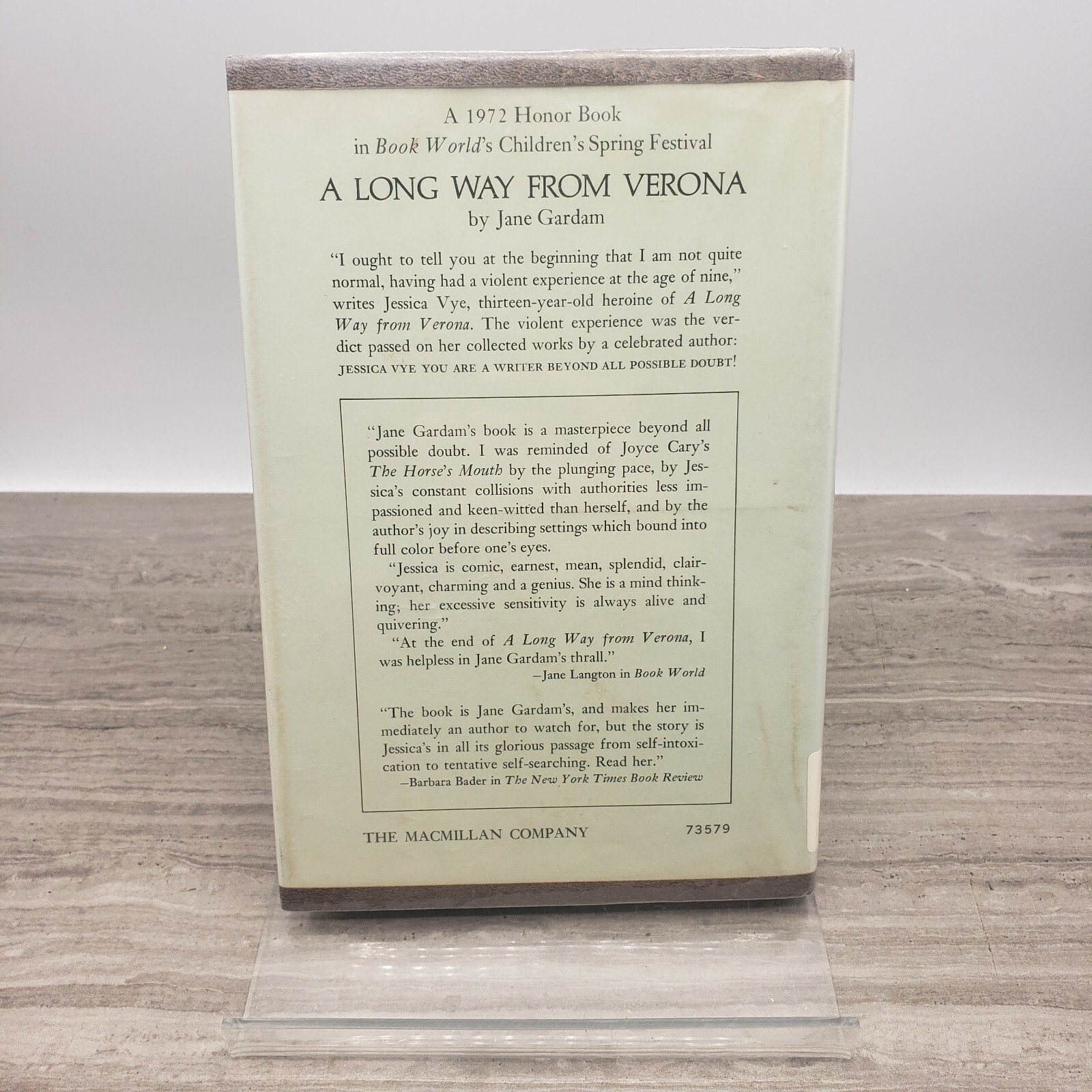 A Few Fair Days by Jane Gardam 1971 1st Ed Hardcover Dust Jacket Ex Library