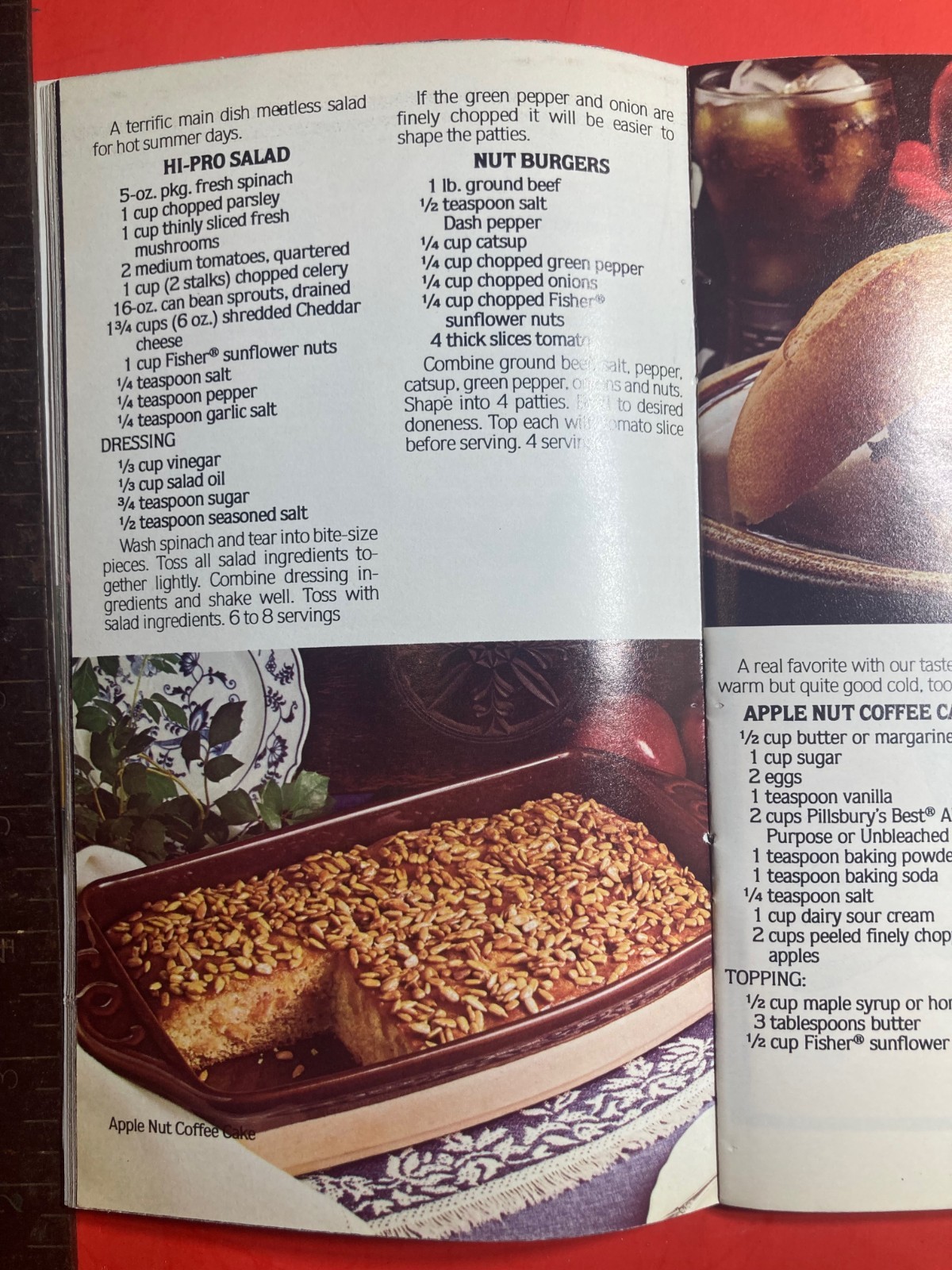 PILLSBURY GOING NUTS COOKING RECIPES COOKBOOK 96 PAGES 1991 CHRISTMAS