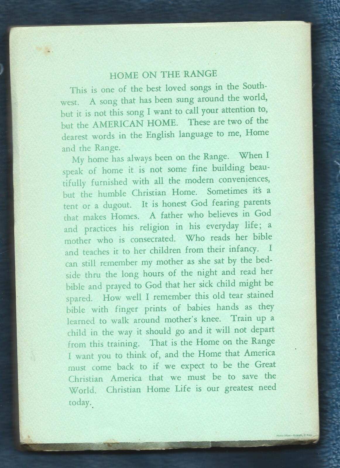 The Cowboys’ Hitchin’ Post PB w/tattered dj-Joe M. Evans-105 pages