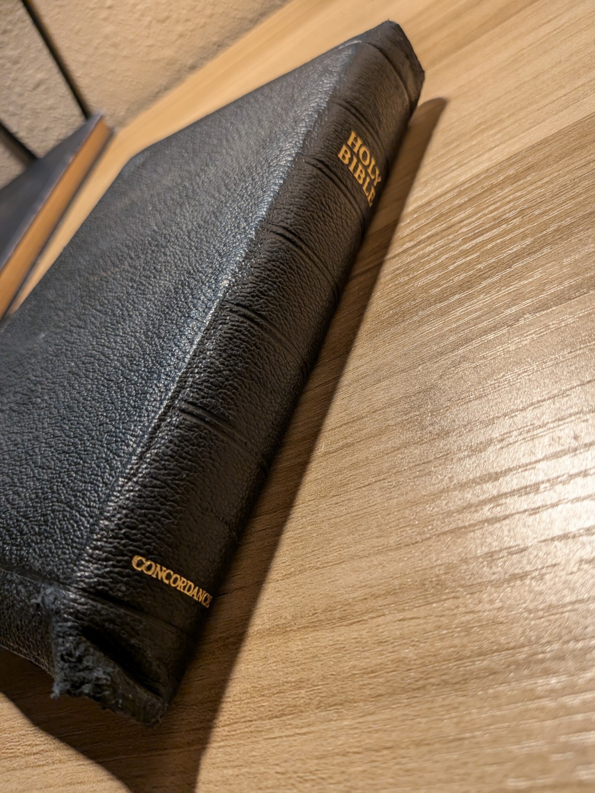 Vintage Holy Bible KJV Collins Clear-Type Press 1946 Illustrated Great Britain