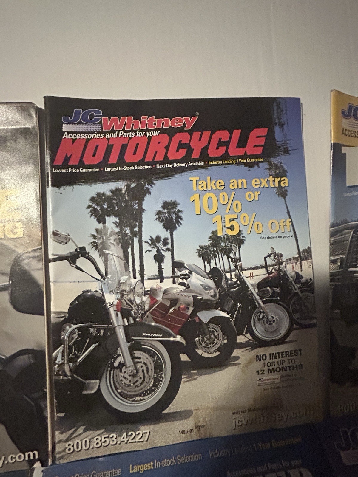 6 JC WHITNEY MAIL ORDER CATALOGS 2000’S ERA•Motorcycle Truck Jeep•EUC