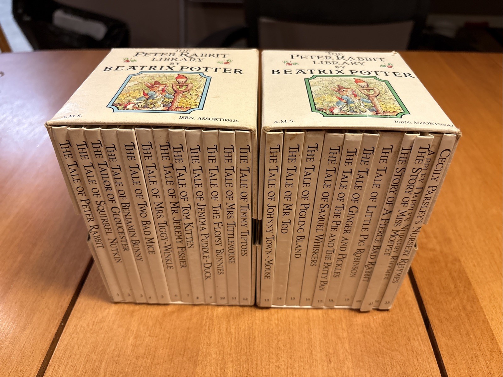 The Peter Rabbit Library By Beatrix Potter Complete Hardback Book Set 23 Volumes